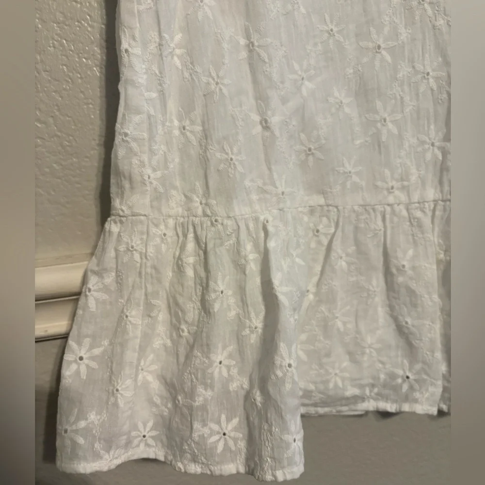 MINKPINK-Revolve White Sadie Broidery Mini Dress size XS
